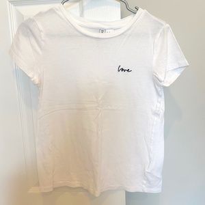 H&M white tee